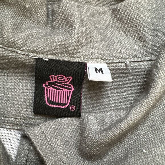 Cupcake International Lagenlook Oversized Jacket OS Cotton Cloud Sun Mountain - Picture 9 of 10